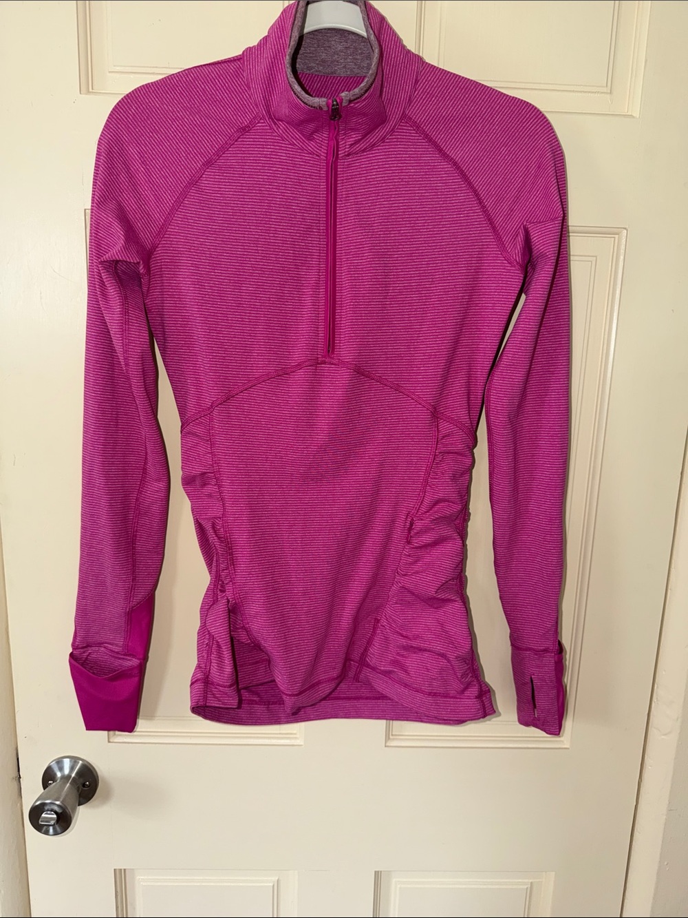 lululemon athletica Fuchsia Half-Zip Turtleneck Pullover